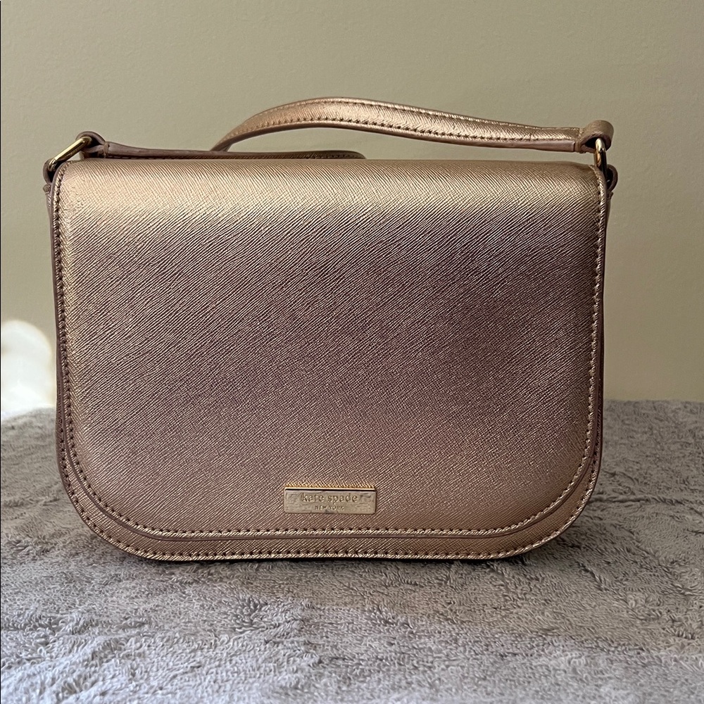 Kate Spade Rose Gold Crossbody Bag
